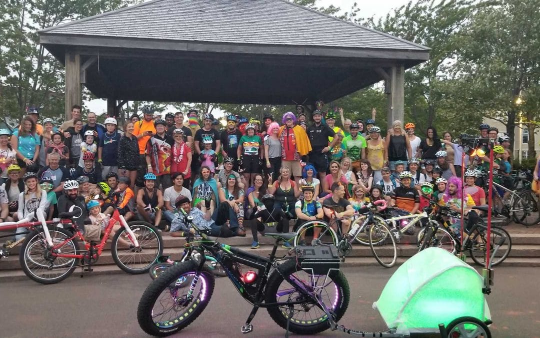 Charlottetown Police Participate in 4th Annual Upstreet Art Bike Rave